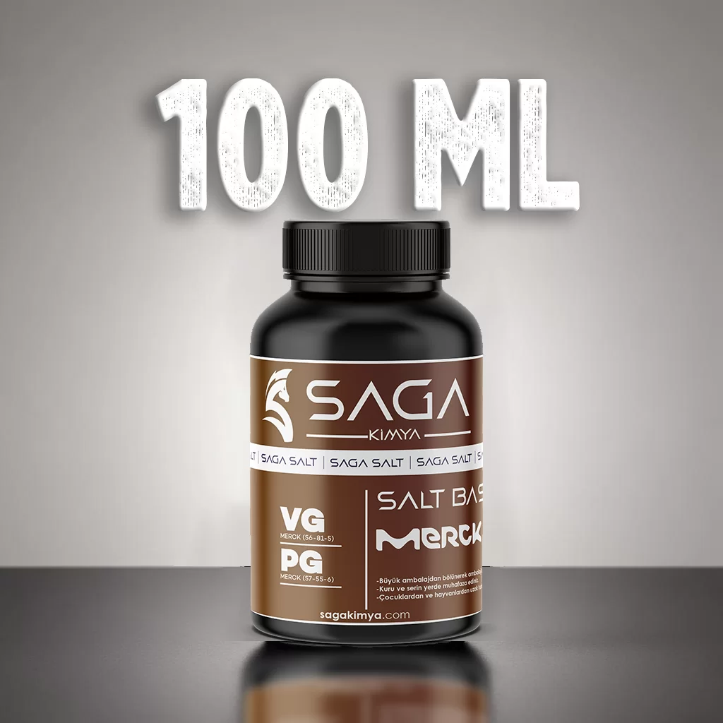 Saga Salt Gliserin Merck Chemnovatic 100 ml Saga Salt Gliserin Merck Chemnovatic 100 ml - Görsel 1