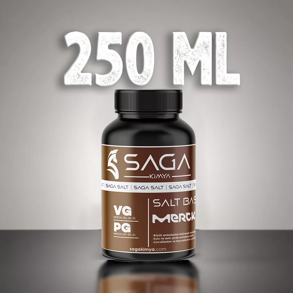 Saga Salt Gliserin Merck Chemnovatic 250 ml Saga Salt Gliserin Merck Chemnovatic 250 ml - Görsel 1