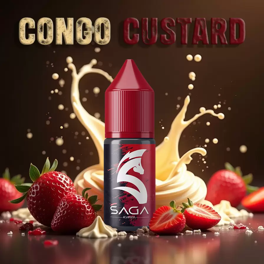 congo custard mix Congo Custard 10-30-60 ML Mix Aroma - Görsel 1
