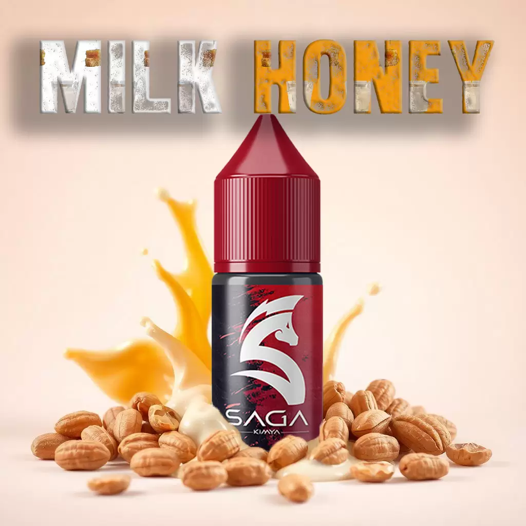milk honey mix Milk Honey 10-30-60 ML Mix Aroma - Görsel 1