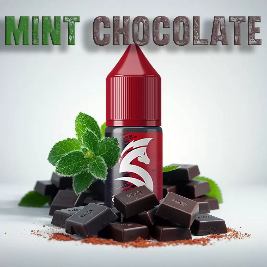 mint chocolate mix Mint Chocolate 10-30-60 ML Mix Aroma - Görsel 1