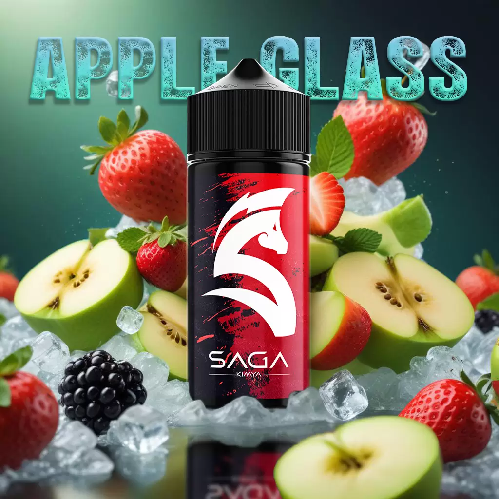 apple glass diy Apple Glass 30-60-100 ML Diy Kit Aroma - Görsel 1