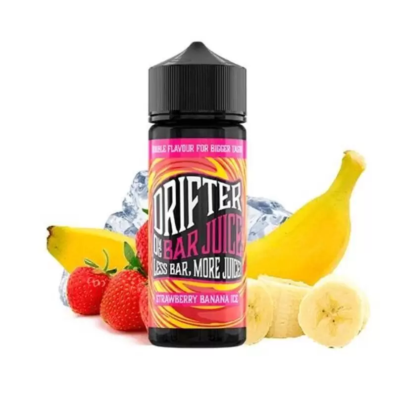 Drifter-Strawberry banan Drifter Bar Strawberry Banana Ice Diy Kit Aroma - Görsel 1