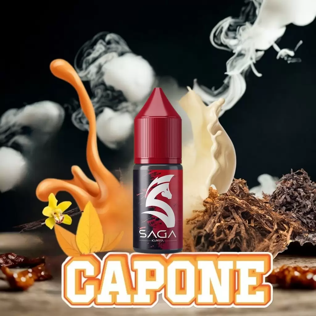 capone 10ml mix Tobac. Capone 10-30-60 ML Mix Aroma - Görsel 1