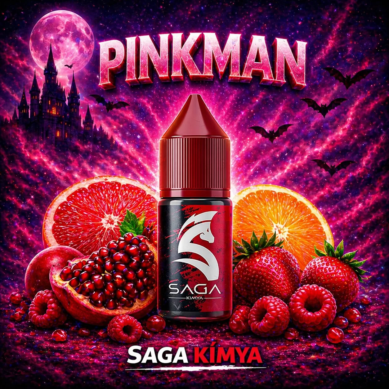 pinkman mix Vampire Vape Pinkman 10-30-60 ML Mix Aroma - Görsel 1
